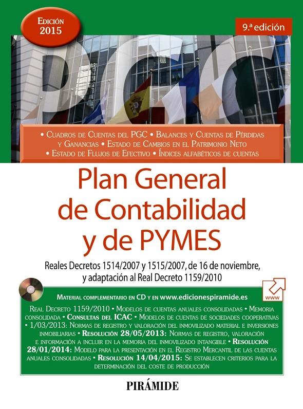 PLAN GENERAL DE CONTABILIDAD Y DE PYMES | 9788436834017 | EDICIONES PIRÁMIDE