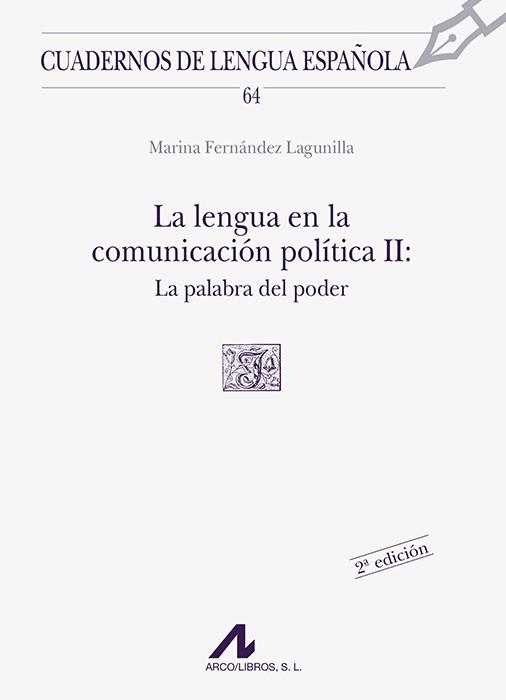 LENGUA EN COMUNICACION POLIT.2 | 9788476353783 | CANO