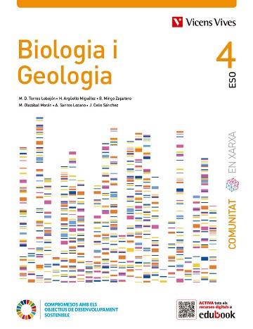 BIOLOGIA I GEOLOGIA 4 (COMUNITAT EN XARXA) | 9788468294384 | TORRES LOBEJON, Mª DOLORES/H. ARGÜELLO/MINGO ZAPATERO, BLANCA/M. OLAZÁBAL/SANTOS LOZANO, ALEJANDRO/C