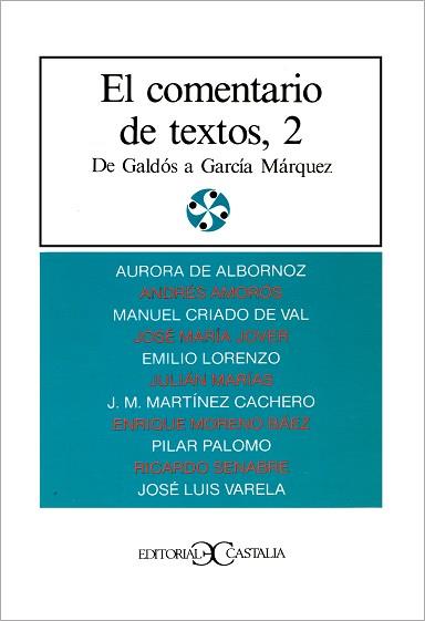 COMENTARIO DE TEXTOS 2, EL | 9788470391767 | VARIOS AUTORES