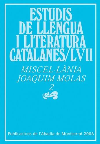 MISCEL.LANIA JOAQUIM MOLAS 2 | 9788498830576 | DIVERSOS