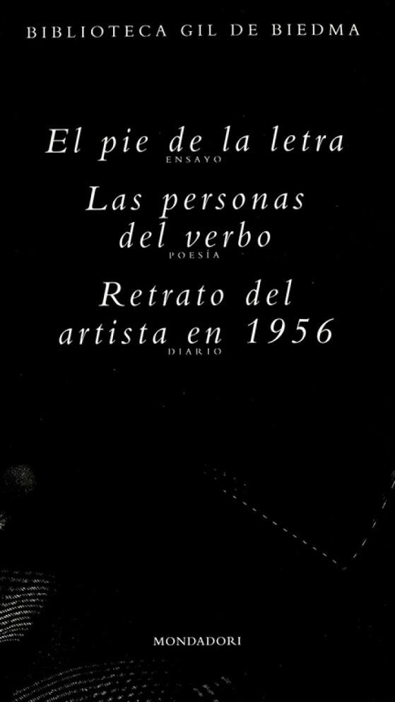 PERSONAS DEL VERBO, LAS/ RETRATO DEL ARTISTA EN | 9788439707486 | GIL DE BIEDMA, JAIME