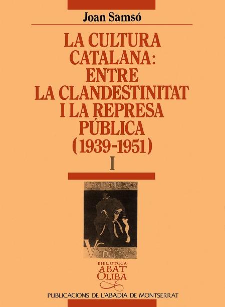 CULTURA CATALANA ENTRE LA CLANDES.I | 9788478265367 | SAMSÓ, JOAN