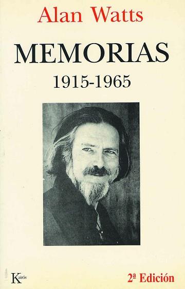 MEMORIAS WATTS 1915-1965 | 9788472454286 | WATTS, ALAN