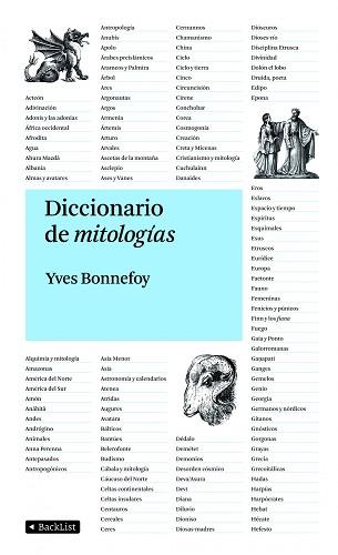 DICCIONARIO DE MITOLOGÍAS | 9788408092681 | YVES BONNEFOY