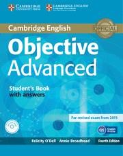 OBJECTIVE ADVANCED STUDENT'S BOOK WITH ANSWERS WITH CD-ROM 4TH EDITION | 9781107657557 | O'DELL, FELICITY/BROADHEAD, ANNIE