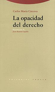 OPACIDAD DEL DERECHO, LA | 9788481642131 | CARCOVA, CARLOS MARIA