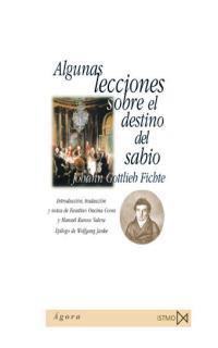 ALGUNAS LECCIONES SOBRE EL DESTINO DEL SABIO | 9788470903595 | FICHLE, JOHANN GOTTLIEB