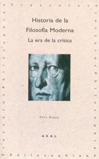 HISTORIA DE LA FILOSOFIA MODERNA | 9788446008958 | DUQUE, FELIX