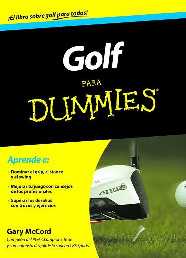 GOLF PARA DUMMIES | 9788432900549 | MCCORD, GARY