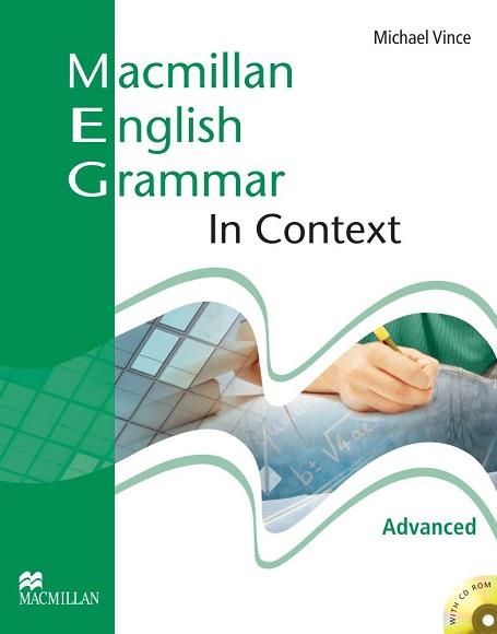 ENGISH GRAMMAR IN CONTEXT WITHOUT KEY ADVANCED | 9781405071482 | VINCE, M.