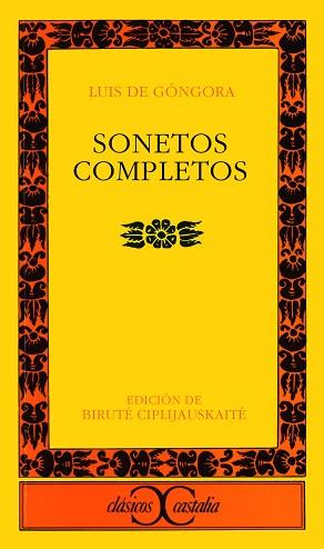 SONETOS COMPLETOS - GONGORA | 9788470390869 | GONGORA Y ARGOTE, LUIS DE