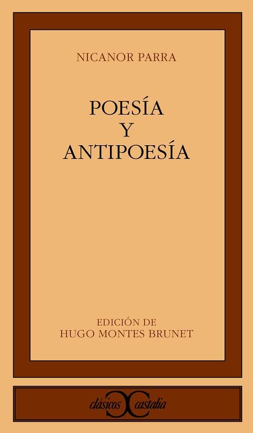 POESIA Y ANTIPOESIA | 9788470396908 | PARRA, NICANOR