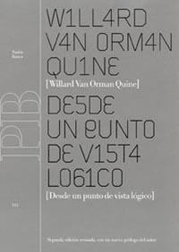 DESDE UN PUNTO DE VISTA LOGICO | 9788449312977 | QUINE, W. V. O.