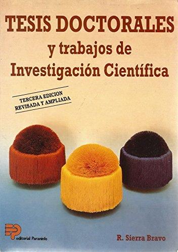 TESIS DOCTORALES Y TRABAJOS DE INVESTIGACION | 9788428320528 | SIERRA BRAVO, RESTITUTO