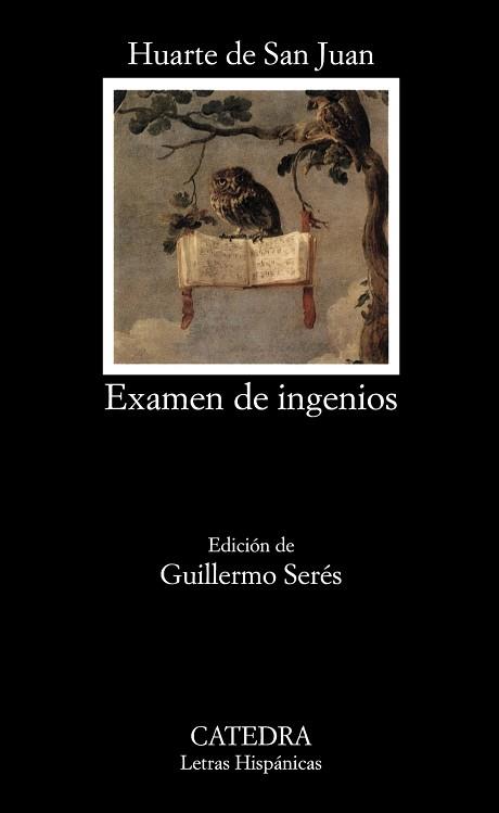 EXAMEN DE INGENIOS | 9788437608723 | HUARTE DE SAN JUAN, JUAN (1529