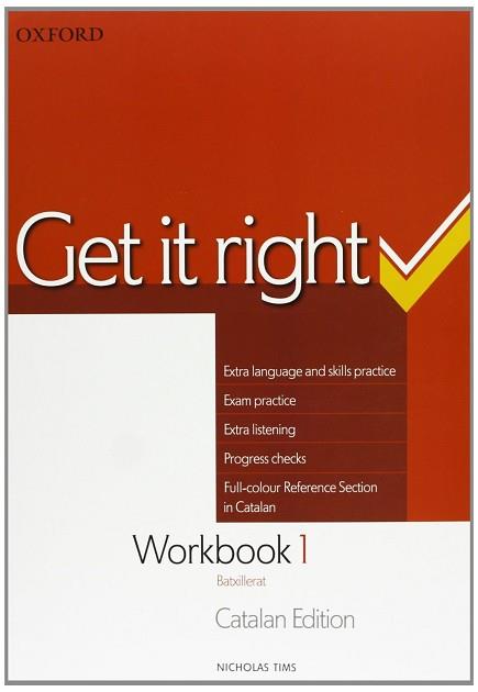 GET IT RIGHT 1 WORKBOOK | 9780194746045 | CAMPBELL, COLIN/WHEELDON, SYLVIA