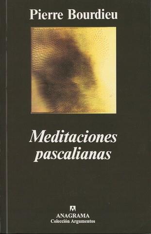 MEDITACIONES PASCALIANAS | 9788433905727 | BOURDIEU, PIERRE