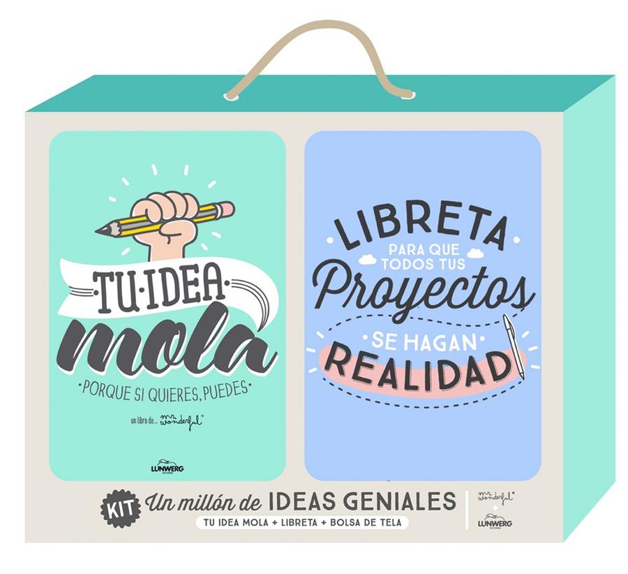 KIT UN MILLÓN DE IDEAS GENIALES | 9788416489206 | MR. WONDERFUL