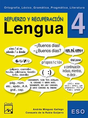 REFUERZO DE LENGUA 4 ESO REPASA Y APRUEBA EDICION LOE | 9788421836644 | MÍNGUEZ GALLEGO, ANDRÉS/DE LA RUBIA GUIJARRO, CONSUELO