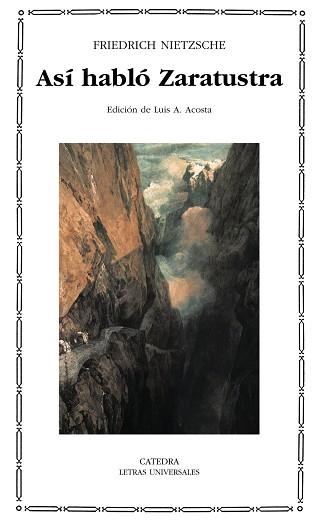 ASÍ HABLÓ ZARATUSTRA | 9788437625027 | NIETZSCHE, FRIEDRICH