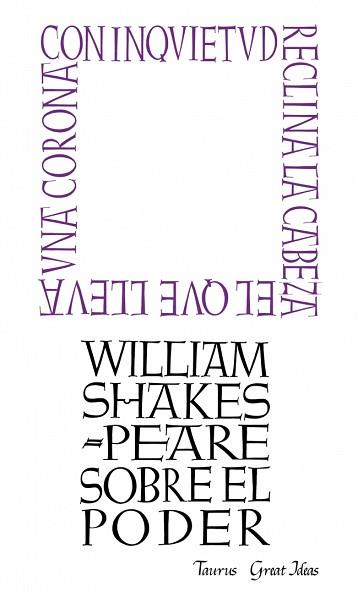 SOBRE EL PODER | 9788430600274 | SHAKESPEARE, WILLIAM