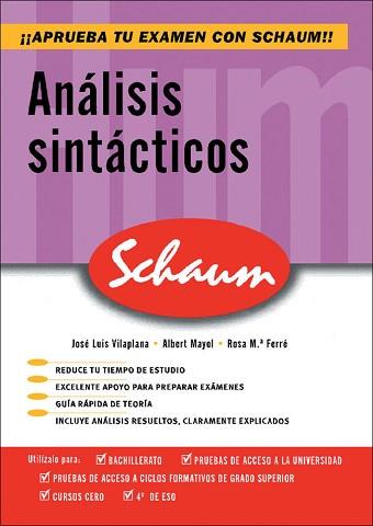 ANALISIS SINTACTICOS | 9788448198626 | VILAPLANA LOPEZ, JOSE LUIS