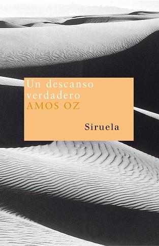 DESCANSO VERDADERO NT-84 | 9788478442386 | OZ, AMOS