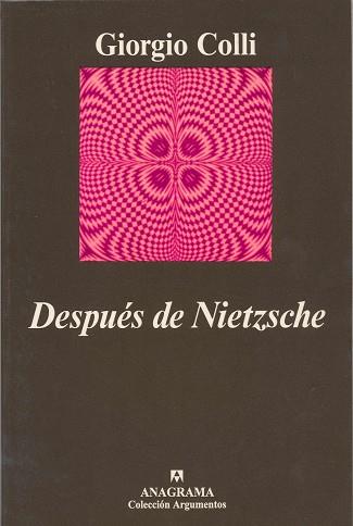 DESPUES DE NIETZSCHE | 9788433900531 | COLLI, GEORGIO