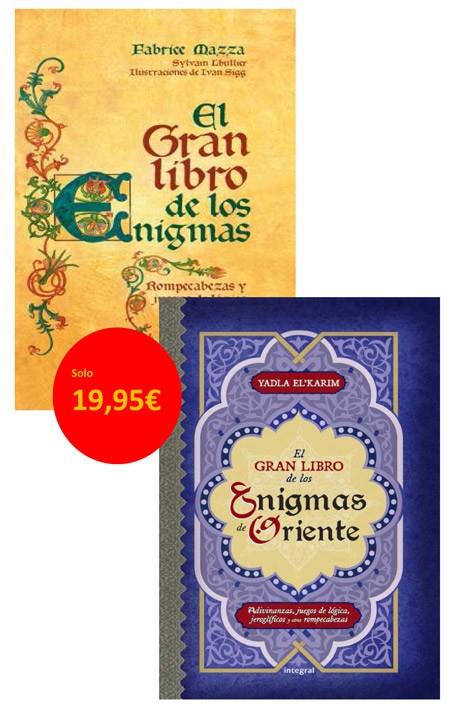 PACK EL GRAN LIBRO DE LOS ENIGMAS + EL GRAN LIBRO DE LOS ENIGMAS DE ORIENTE | 9788490560938 | MAZZA , FABRICE