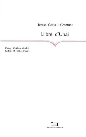 LLIBRE D'UNAI | 9788479352332 | COSTA I GRAMUNT, TERESA