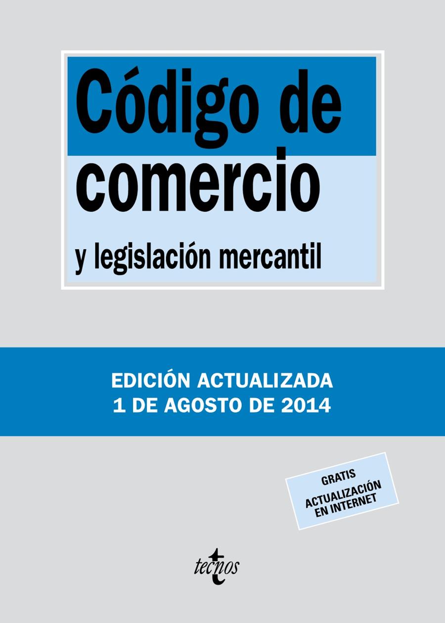 CÓDIGO DE COMERCIO | 9788430962389 | EDITORIAL TECNOS