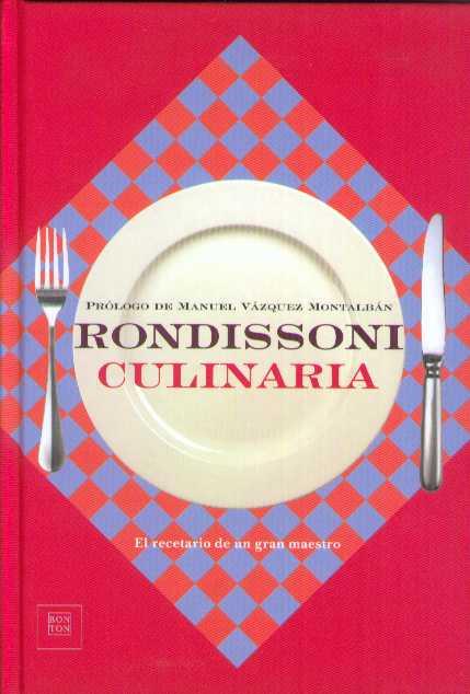 CULINARIA BON TON | 9788493051624 | RONDISSONI, J.