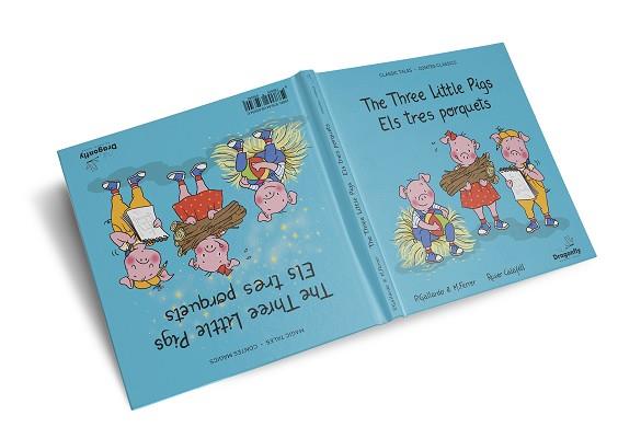 ELS TRES PORQUETS / THE THREE LITTLE PIGS - CONTE CLÀSSIC I MÀGIC - CLASSIC & MA | 9788409659340 | GALLARDO SÁNCHEZ, PEDRO/CALAFELL I SERRA, ROSER