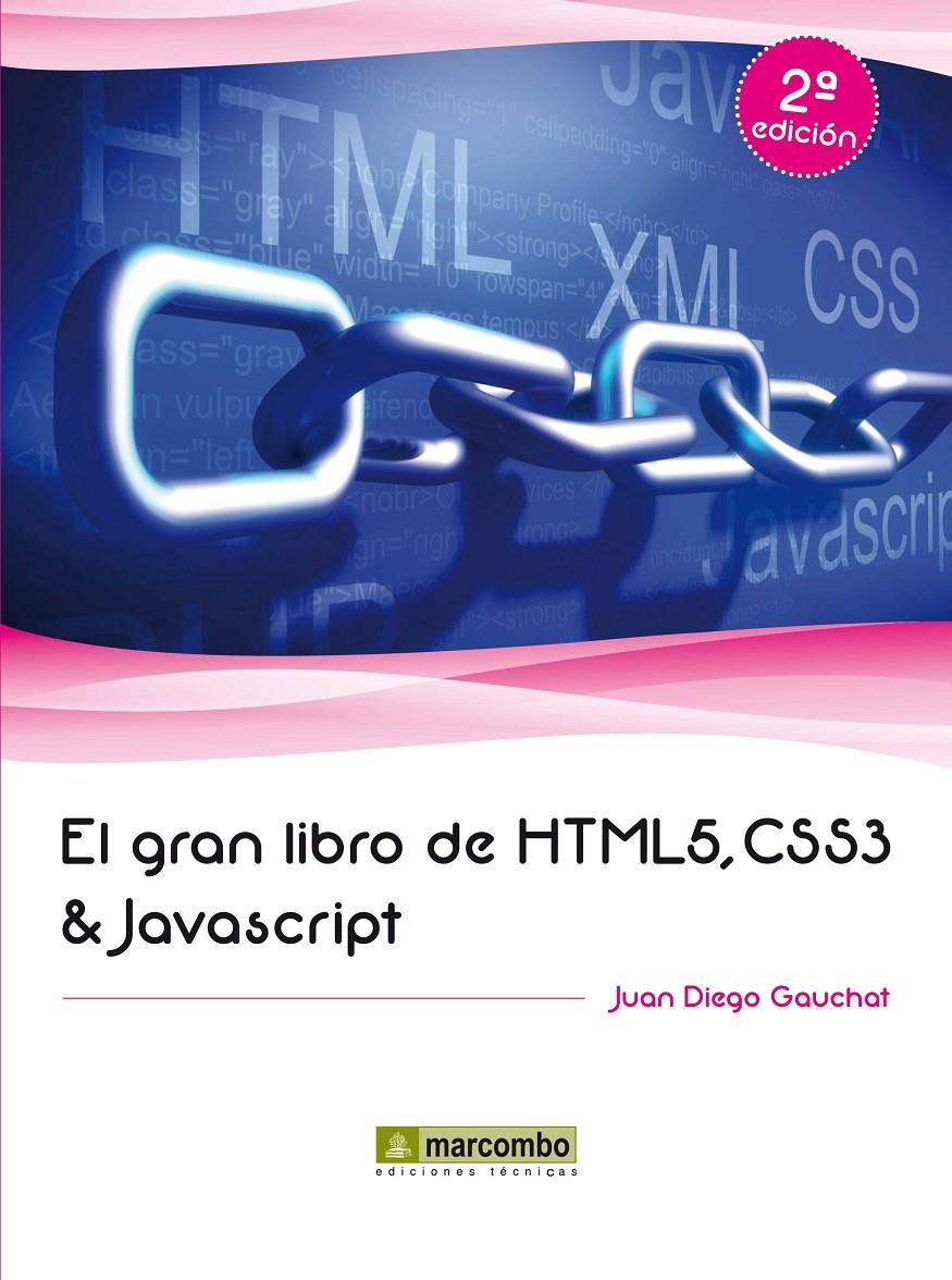 EL GRAN LIBRO DE HTML5, CSS3 Y JAVASCRIPT | 9788426719959 | GAUCHAT, JUAN DIEGO