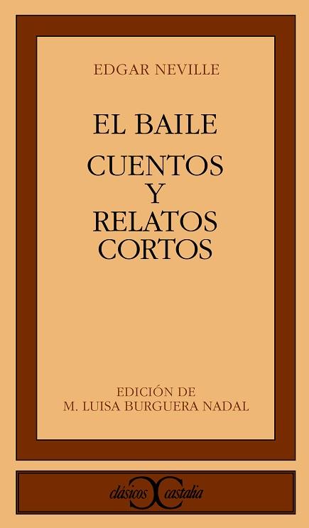 BAILE, EL/ CUENTOS Y OTROS RELATOS CORTOS | 9788470397318 | NEVILLE, EDGAR