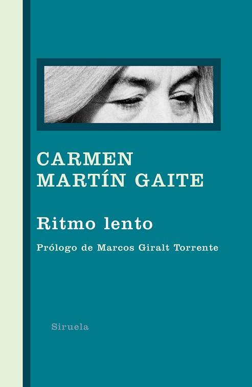 RITMO LENTO LT-290 | 9788498413489 | MARTIN GAITE, CARMEN