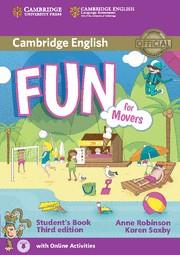 FUN FOR MOVERS STUDENT'S BOOK WITH AUDIO WITH ONLINE ACTIVITIES 3RD EDITION | 9781107444782 | ROBINSON,ANNE/SAXBY,KAREN