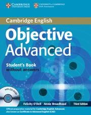 OBJECTIVE ADVANCED STUDENT'S BOOK WITHOUT ANSWERS WITH CD-ROM 3RD EDITION | 9780521181716 | O'DELL, FELICITY/BROADHEAD, ANNIE