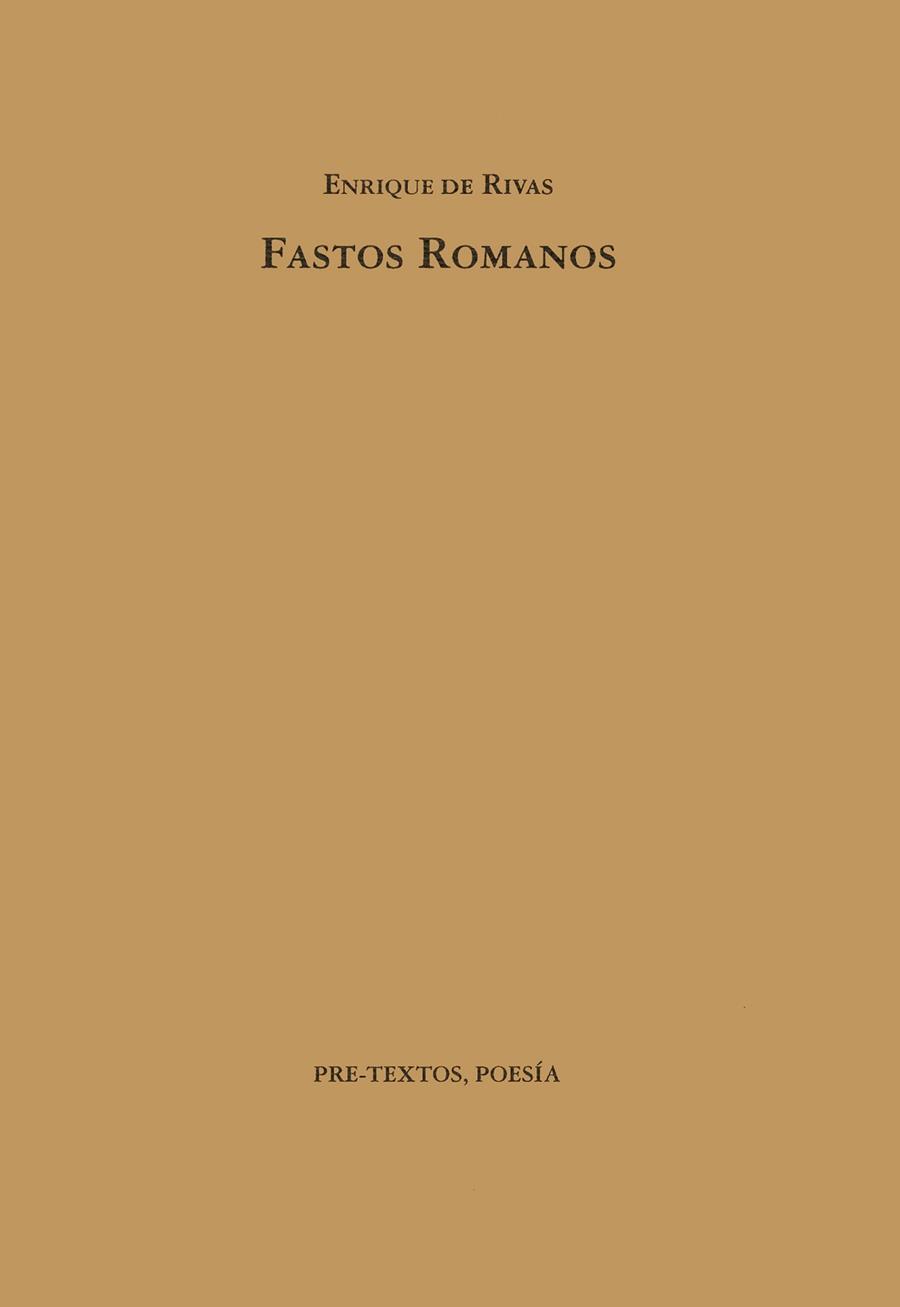 FASTOS ROMANOS | 9788481910148 | RIVAS IBA¥EZ, ENRIQUE DE