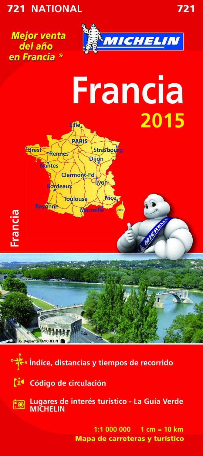 MAPA NATIONAL FRANCIA | 9782067199972 | VARIOS AUTORES