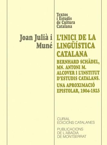 INICI DE LA LINGUISTICA CATALANA, L' | 9788484151814 | JULIA I MUNE, JOAN