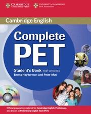 COMPLETE PET (ST+KEY+CDROM) | 9780521741361 | HEYDERMAN, EMMA/MAY, PETER