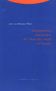 FUNDAMENTOS DOCTRINALES DEL DERECHO SOCIAL EN | 9788481643251 | MONEREO PEREZ, J. L.