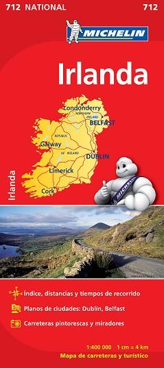 IRLANDA MAPA 2012 | 9782067170230 | MICHELIN