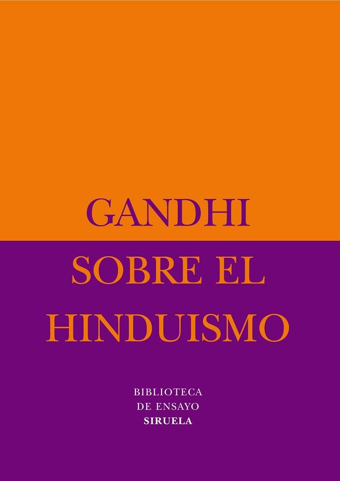 SOBRE EL HINDUISMO BEM-34 | 9788498410167 | GANDHI, MAHATMA