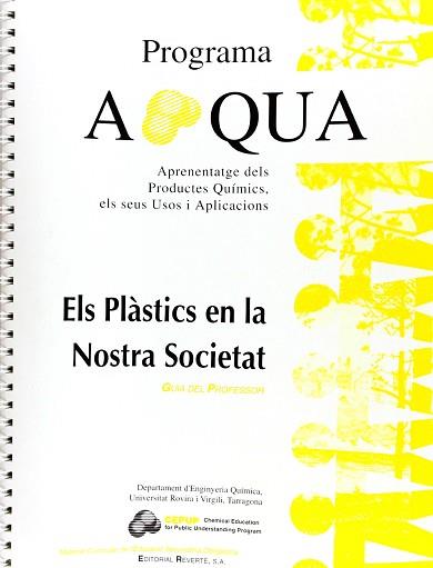 PLASTICS EN LA NOSTRA SOCIETAT. GUIA DEL PROFESSO | 9788429175691 | APQUA