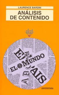 ANALISIS DE CONTENIDO, EL | 9788476000939 | BARDIN, LAURENCE