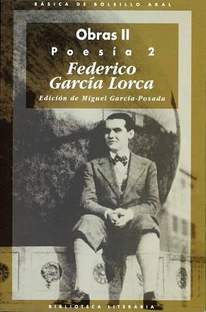 POESIA 2 - GARCIA LORCA | 9788476004142 | GARCIA LORCA, FEDERICO