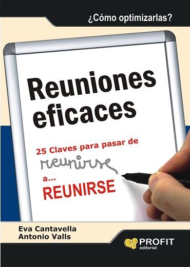 REUNIONES EFICACES | 9788496998971 | CANTAVELLA CUSO, EVA/VALLS ROIG, ANTONIO